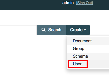 Creating a new User Object