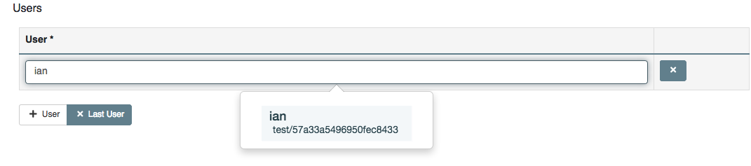 Searching for a user to add to a group
